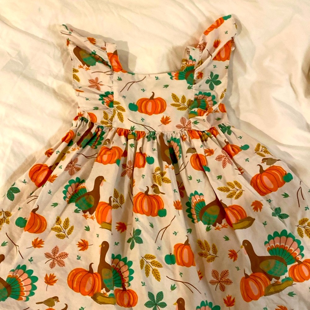 Eleanor Rose Thanksgiving Turkey dress 5/6